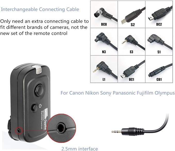 Pixel RW221-DC0 Camera Remote Shutter Release Wireless Radio Control Compatible - Image 4