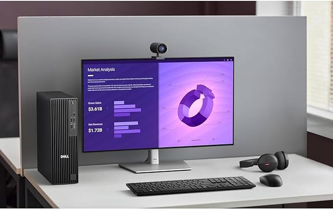 Dell Pro Slim QCS1250 Business Desktop, New OptiPlex Version, Intel Core i7-14700(20 Core, 28 Threads), 32GB DDR5 RAM, 1TB PCIe SSD, Ultra-Quiet Design, Dual 4K Monitor Support, USB-C, Windows 11