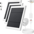 Solar Panel for Ring Camera, 3 Pack 4W Solar Charger Compatible by Paodekua