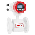 Electromagnetic Flow Meter,High-Precision Industrial Flowmeter Digital Display IP65 Protection 4-20mA Output Pipe Sensor for Wastewater, Sewage, and Seawater（DN65)
