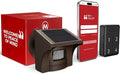 eMACROS Pro 4 Solar Driveway Alarm with App, 1/2 Mile Wireless Range, Motion‑Triggered Alerts for Long Driveways, Works with Existing Home Cameras, Rechargeable Base Station with 3-Day Backup Power