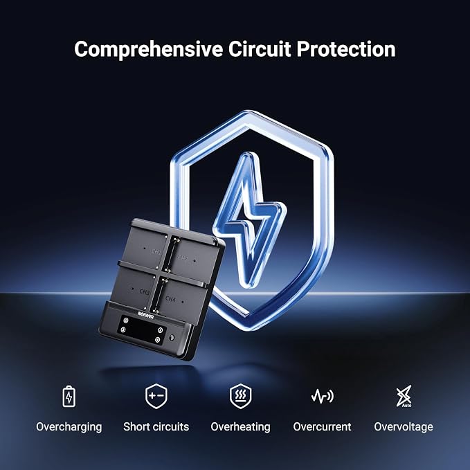 NEEWER NP-F970 4 Channel Charger - Image 6