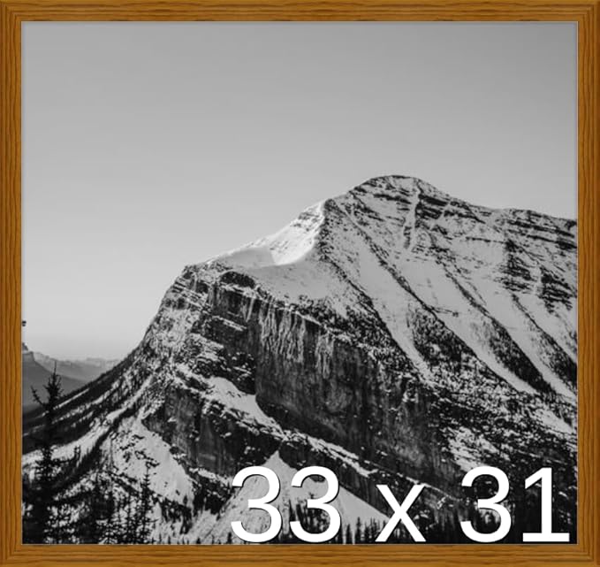 Frame It Easy 33 x 31 Hazel Wood Frame (Derby)