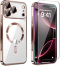 Magnetic Glossy Case for iPhone 17 Pro Max, iPhone 17 ProMax Phone Case Slim by Unknown