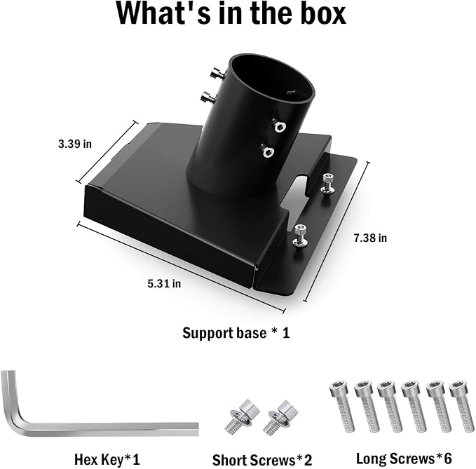 Starlink Gen 3 Pipe Adapter Mount | Heavy Duty Bracket - Image 3