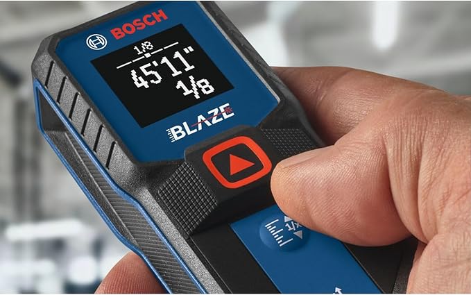 BOSCH GLM100-23 100 Ft Blaze Laser Distance Measure, Includes 2 AA Batteries