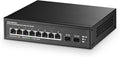 10 Port 2.5G Switch, 2x10G SFP+ Port, 8x2.5G Base-T Ports Compatible by Binardat