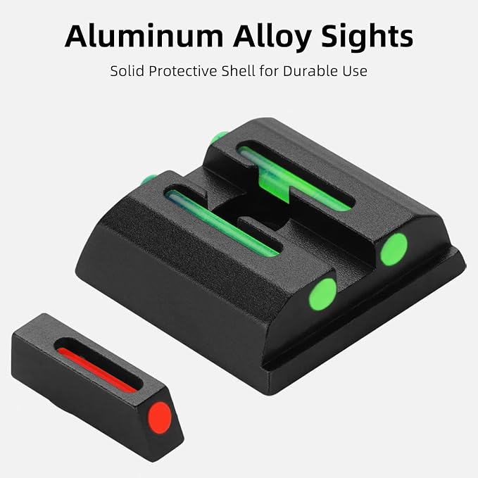 No-Tritium Fiber Optic Red/Green Sights - Image 2