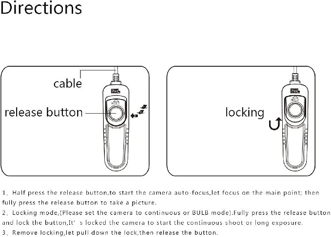 Pixel RC-201 S2 Remote Commander Shutter Release Cable - Image 4