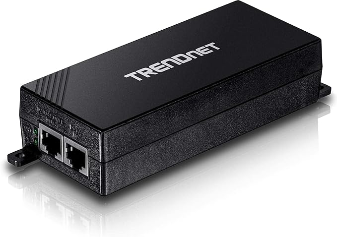 TRENDnet Gigabit Power Over Ethernet+Injector, Converts Non-Poe Gigabit to Poe+ by TRENDnet