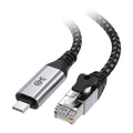 Cable Matters Plug & Play Braided USB C to Ethernet Cable - 10ft by CableMatters