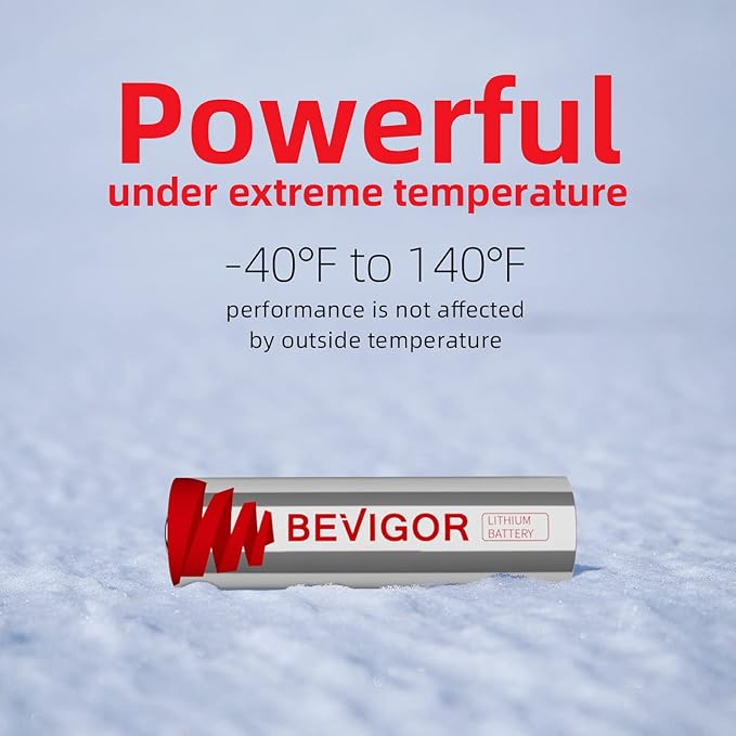 BEVIGOR Lithium AA Batteries, 480 Pack Lithium Iron Double A Battery - Image 6