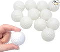 Golf Balls for Kids - Pack (Standard 1.5" Size) Hollow Plastic Practice Ball for Indoor Training, Golf Theme Decoration, Cupcake Toppers, Kids Play, Sports Birthday Party Favors and More