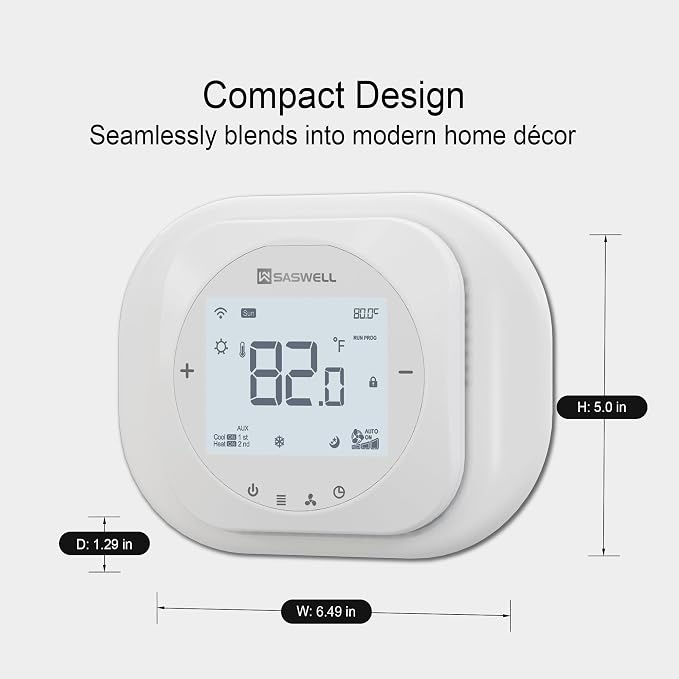 Smart WiFi Thermostat for Home, Programmable Thermostat - Image 8