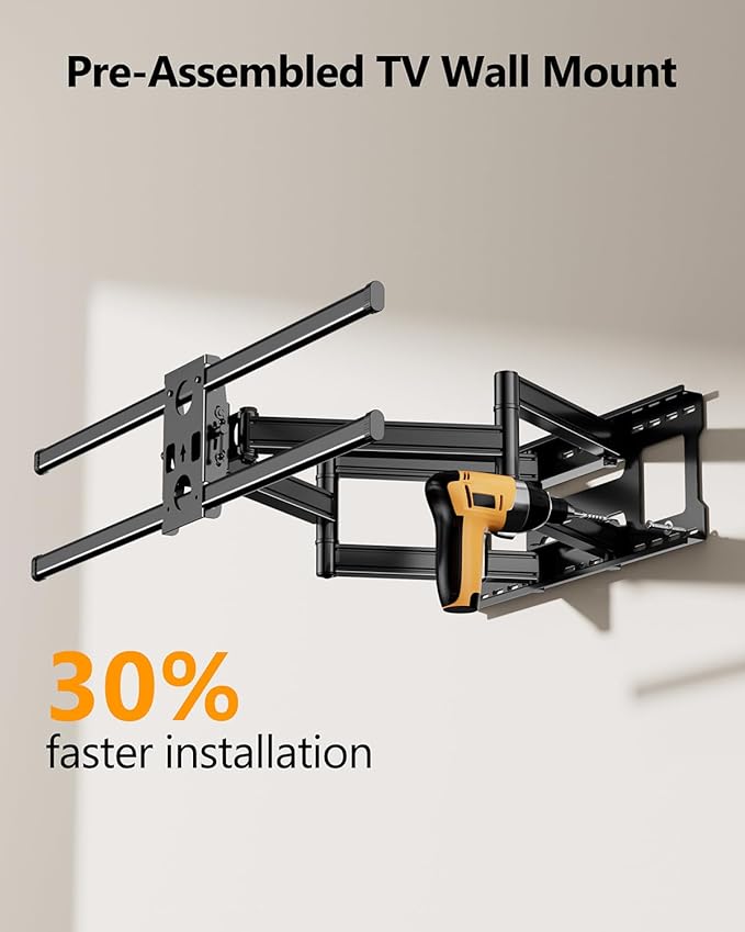 FORGING MOUNT Heavy Duty 60 to 120 inch XXXL Full Motion TV Wall Mount Max VESA1000x600mm Up to 275lbs for Extra Large Big Screens,Universal Articulating TV Mount Bracket Swivel Tilt,16-24” Studs