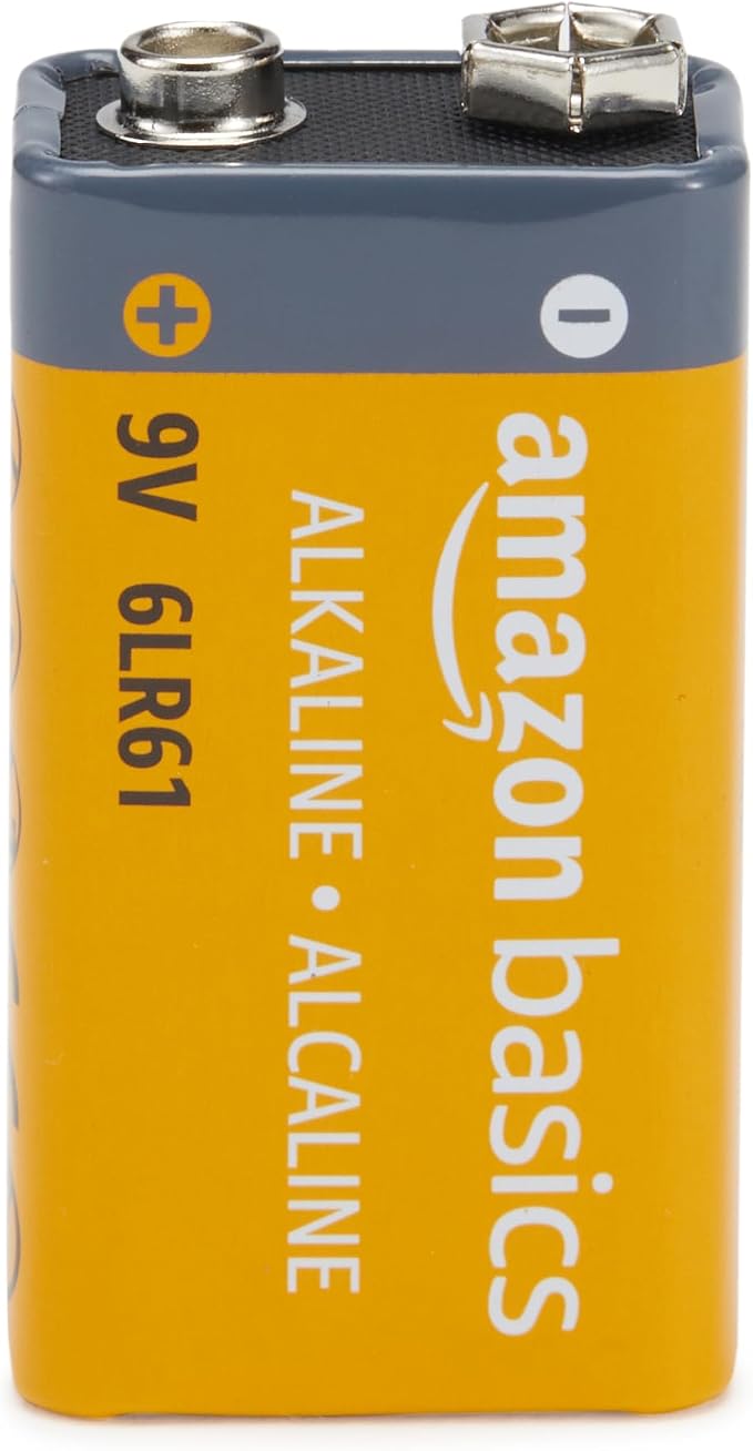 Amazon Basics 12-Pack 9V Long-Lasting Alkaline Batteries, 5-Year Shelf Life - Image 3