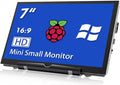 HAMTYSAN Raspberry Pi Screen 7 Inch HDMI Monitor 800x480 LCD Screen Display Mini Small Monitor for Raspberry Pi 4/3/2/Zero/B/B+ Win11/10/8/7 (Non-Touch), Driver Free
