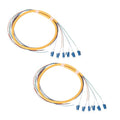 6 Strands LC UPC OS2 Singlemode Fiber Optic Pigtail 1.2m LC Single Mode Fiber by FiberOpticalAccessories