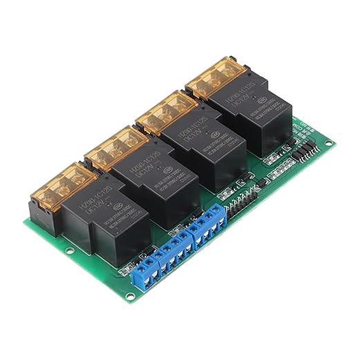 30A 4 Channel Relay Module Expansion Board for DSP AVR ARM (12VDC)