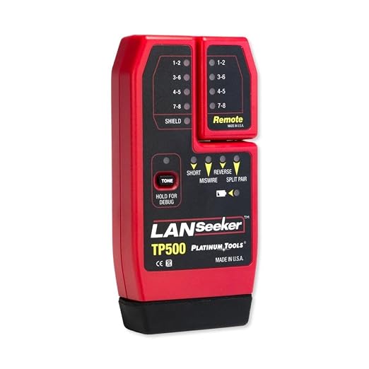 Platinum Tools TP500C LanSeeker Cable Tester by Platinum+Tools