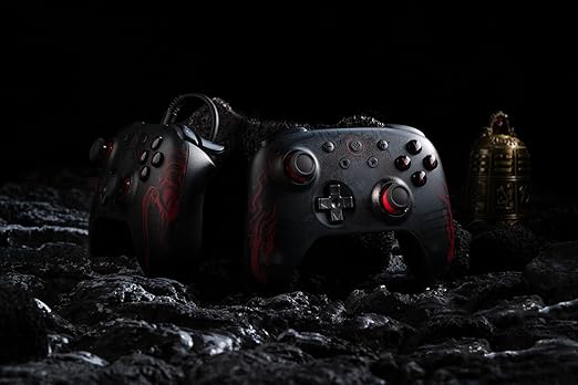 8BitDo Ultimate 2C Wireless Controller for Windows PC and Android, with Hall Effect Joysticks and Hall Triggers, 1000Hz Polling Rate, and Remappable L4/R4 Bumpers - Black Myth: Wukong