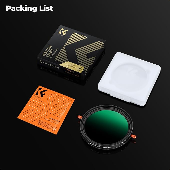 K&F CONCEPT 86mm Variable Fader ND2-ND32 ND Filter and CPL Circular Polarizing - Image 7