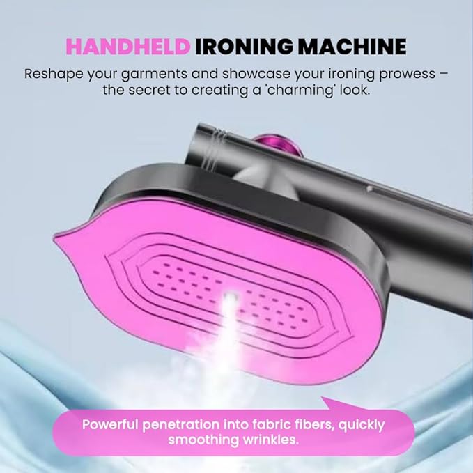 Saker Mini Steam Iron 2026|Portable Handheld Garment SteamerCompact Home Travel Steam Iron with Powerful Fast Heat-Up for Clothes,Curtains,Fabrics (3 PACK)