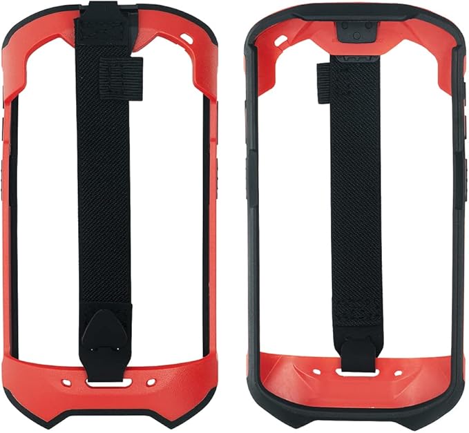 Protective Cover Bumper Case Rugged Boot with Hand Strap for Zebra TC51 TC510K TC52 TC56 TC57 (Red)