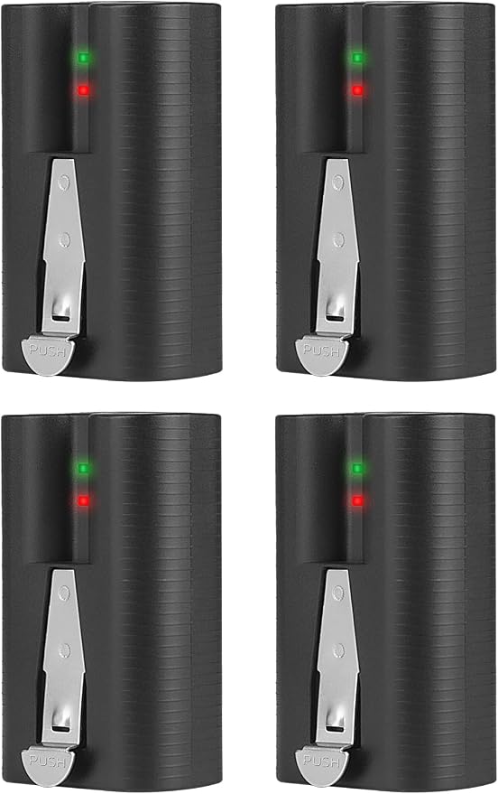 4Pack Replacement for Ring Battery Compatible by Amityke