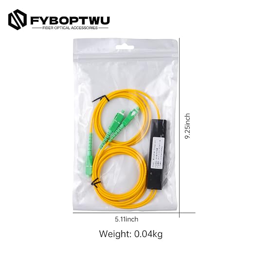 SC APC 1X2 Singlemode Fiber Optical Splitter FBT Fiber Optical Splitter SC/APC - Image 5