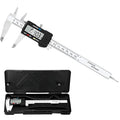 Simhevn Electronic Digital Caliper Measuring Tool, Stainless Steel Vernier Caliper Digital, Easy Switch from Inch Metric, LCD Screen,0-6inch/150mm Caliper Measuring Tool for DIY/3D Printing