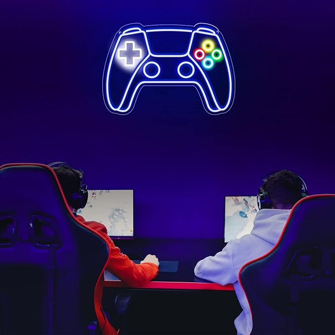 Gamer Neon Sign, Gamepad Shaped LED Neon Sign - Image 3