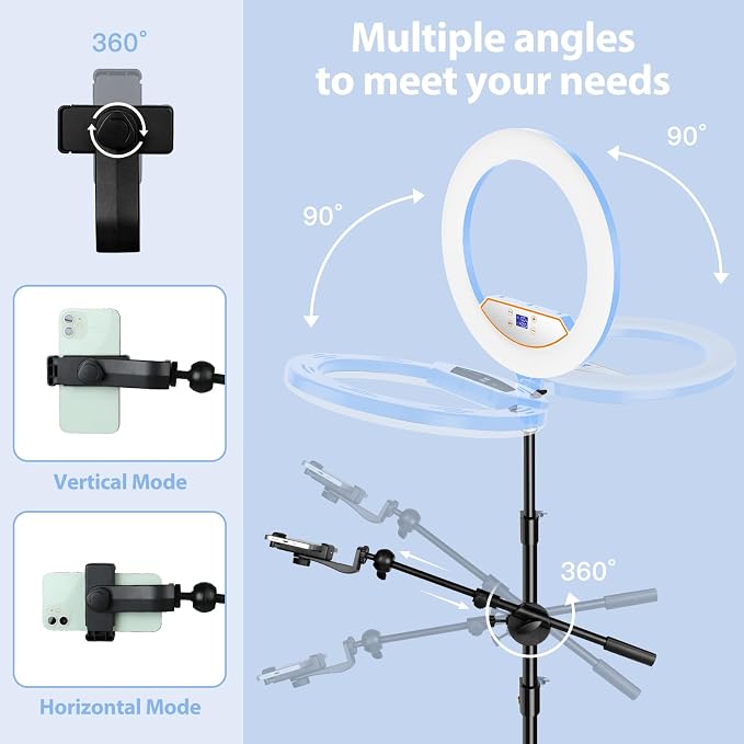 Ring Light 22inch Kit: Ring Light Tripod - Image 6