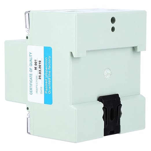 ANKROYU DDS546 Single Phase Energy Meter, Rail Digital Electric Consumption Meter, Anti Impact Residential Energy Meter for Energy Consumption Measurement