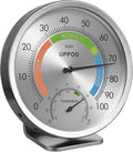 5" Indoor Outdoor Hygrometer/Thermometer, Humidity Gauge Indicator Temperature by LittleGood