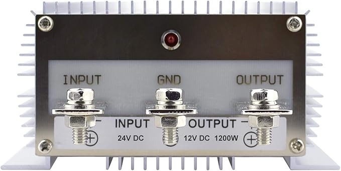 Cllena DC 24V to 12V 100A 1200W Waterproof Buck Transformer Power Supply