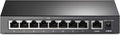 TP-Link 9 Fast Ethernet 10/100Mbps PoE Switch 8 PoE+ Ports @65W Sturdy Metal by TP-Link