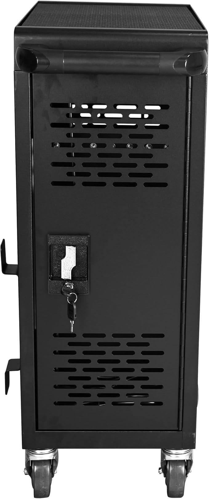 16 Device Mobile Charging Station for Laptops/Tablets/iPads/Chromebooks,16 Bay Lockable Charging Cabinet with Cable Management & Power Strip Included, Laptop & Tablet Storage Carts,Easy Assembly