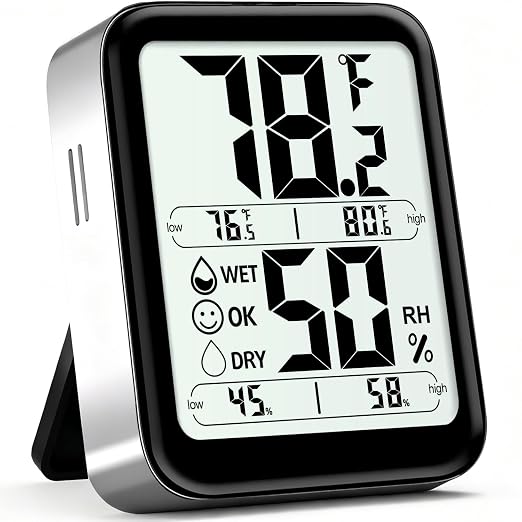 Antonki Room Thermometer Indoor Hygrometer Digital Temperature and Humidity by Antonki