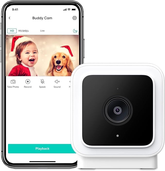 Cam V3 Smart Home Security Camera, Indoor/Outdoor Use, IP65-Rated 1080p Plug-in - Image 9