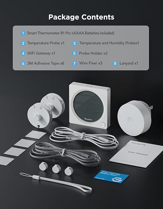 GoveeLife 2.0 WiFi Refrigerator Thermometer - Image 9