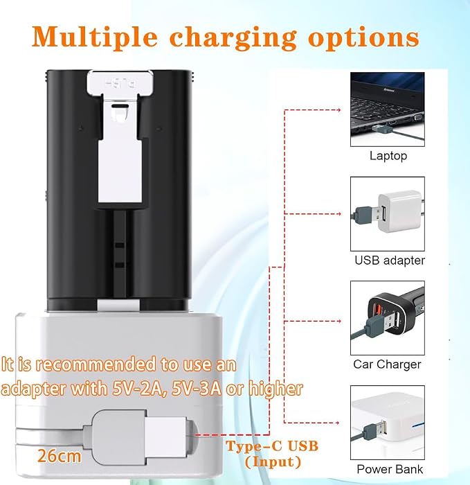 3-Slot Battery Charging Station/Battery Charger/Charging case, - Image 4