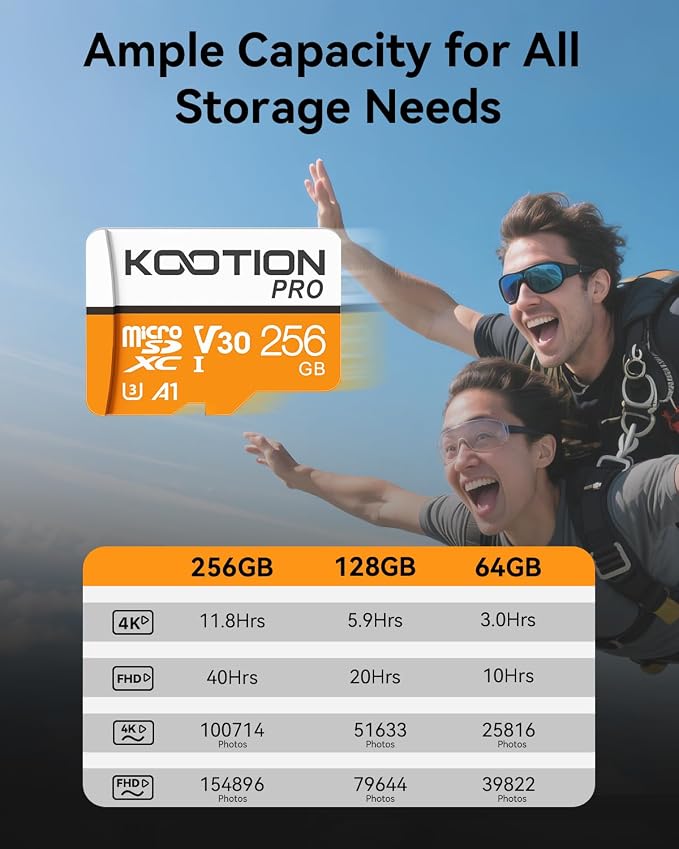 KOOTION Micro SD Card 256GB U3 TF Card - Image 6
