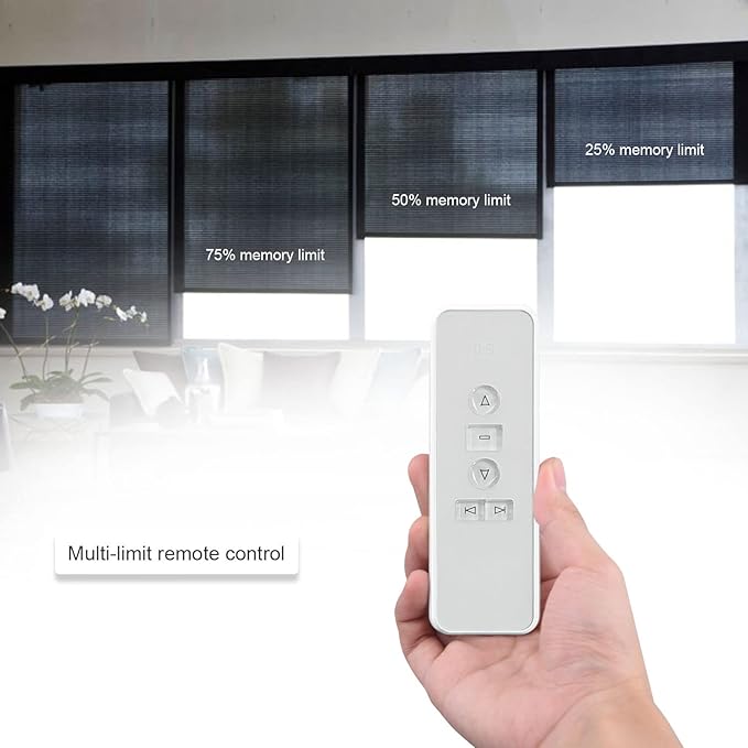 Sortfle AC123-022 Channel Wireless RF433.92 Controller Traansmitter Remote, Working for Electric Blinds