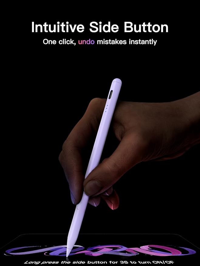 KEEPRO Stylus Pen for iPad 2018-2026, USB-C Fast Charging Pencil, Pixel-Perfect - Image 5