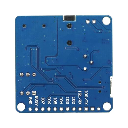 2PCS Voice Sound Playback Module MP3 Trigger Player Module UART I/O Trigger Class D Amplifier Board 5W 8M Storage SD/TF Card for Arduino
