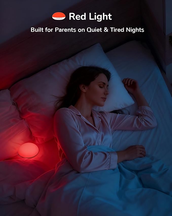 TOZING Baby Night Lights for Nursery – Portable Night Light with Minimalist Design, Nursery Night Light for Breastfeeding, Memory & Timer Modes, Ultra-Long Battery Life