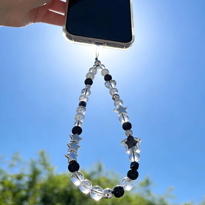 Cute Beaded Camera Wrist Strap for Phone, Digital Camera Charm Lanyard - Image 5