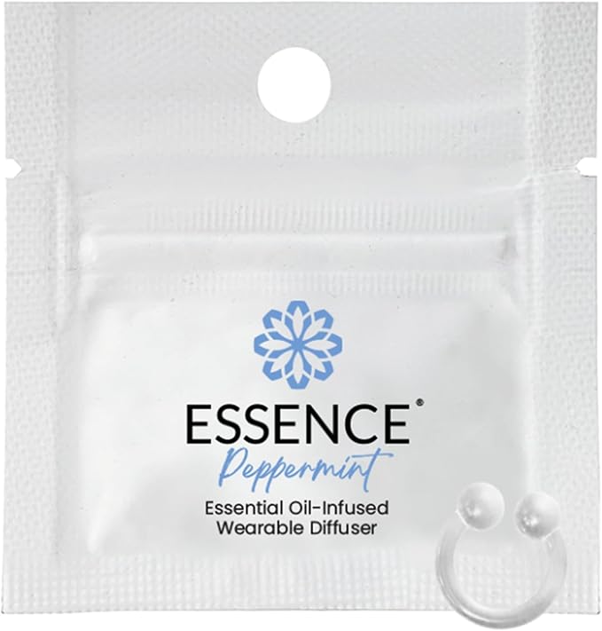 Essence Wearable Aromatherapy Nasal Diffuser – Peppermint Essential Oil Nose by Essence