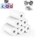 6 Rolls Kids Camera Instant Print Refill Paper Set, Phetium HD Printing Thermal by Phetium